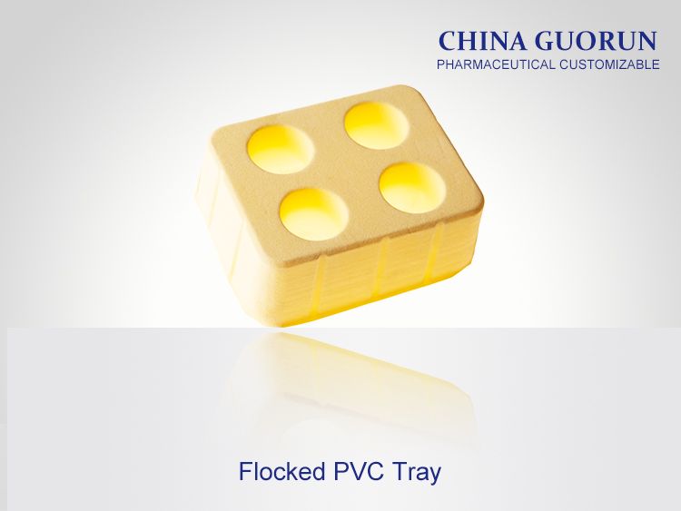 Flocked PVC Tray